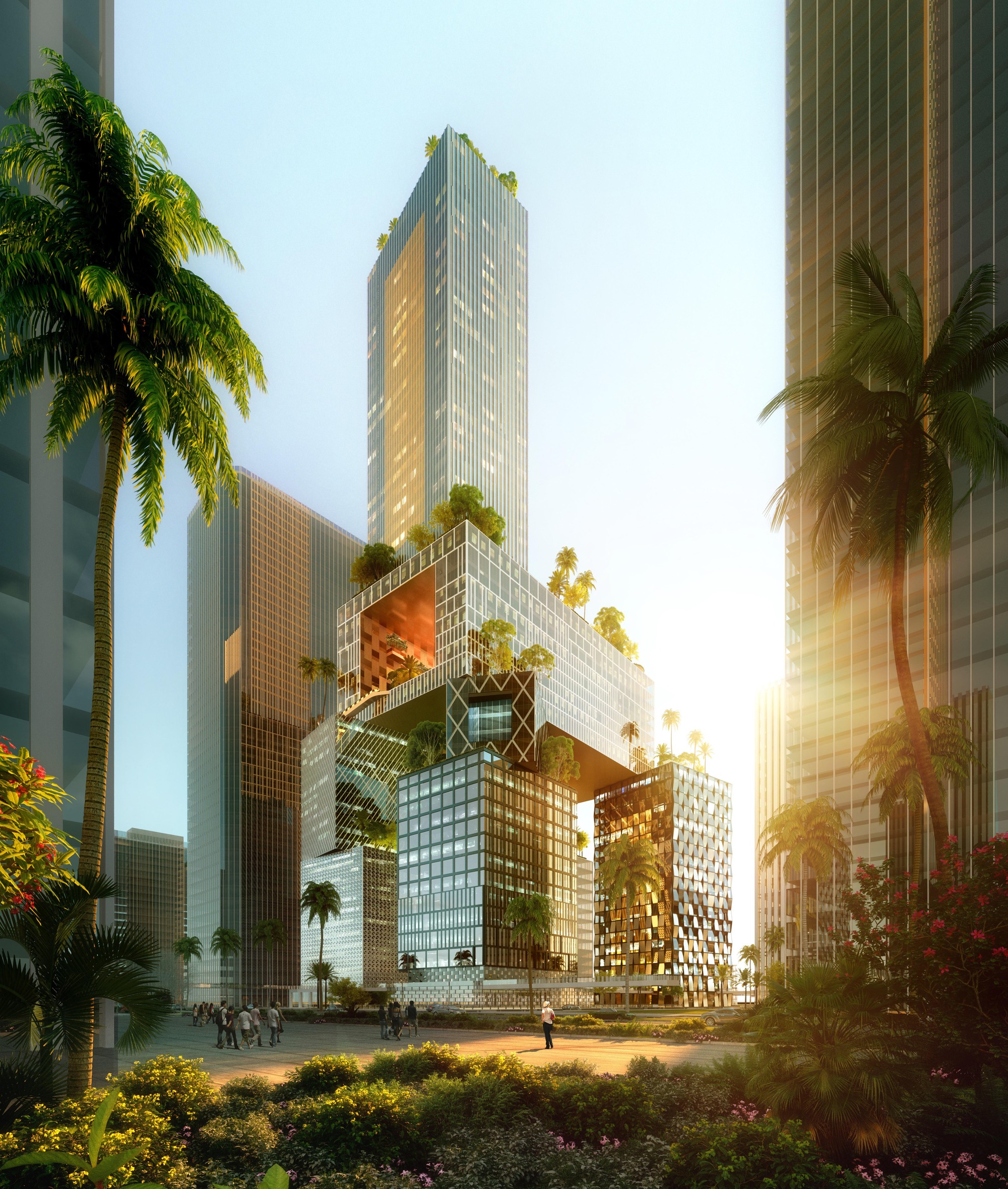 3D城市:MVRDV赢得万科总部大厦设计竞赛