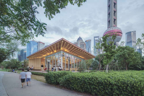 东岸望江驿：上海中心的公共性 / 致正建筑工作室