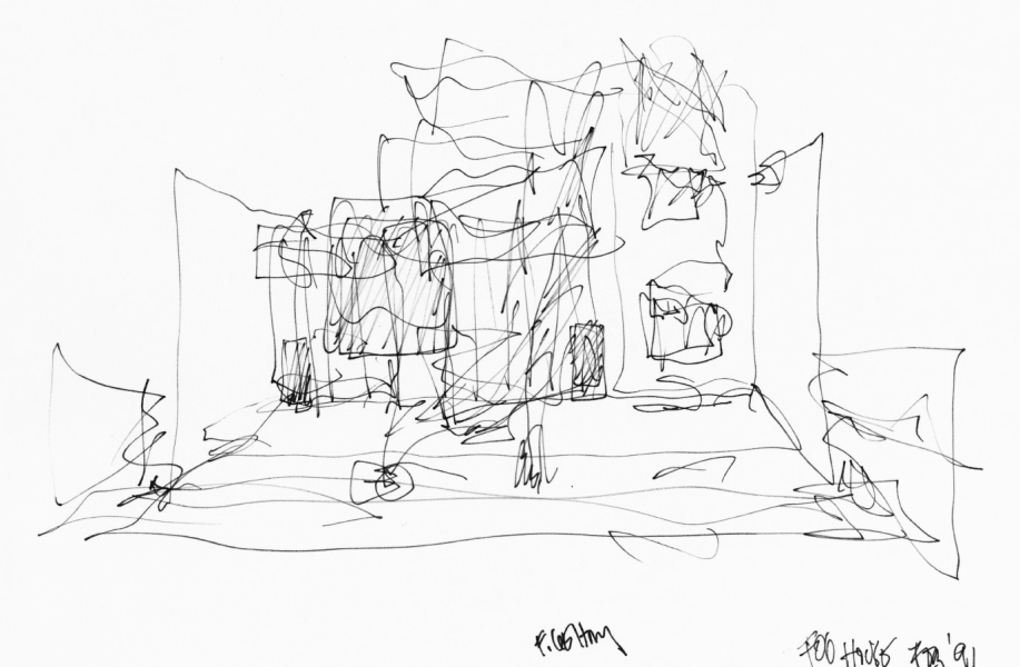 建筑绘 | 弗兰克·盖里的草图