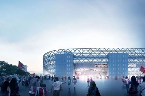 OMA鹿特丹体育场方案新图公布，或将成荷兰最大体育场