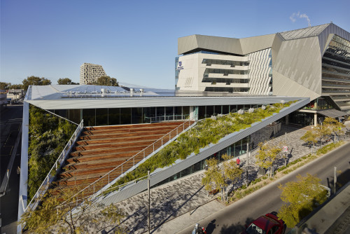 南澳大学Pridham大礼堂：羽翼般的屋顶花园 / Snøhetta+Jam Factory+JPE Design