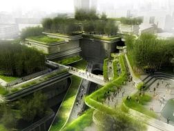 成都城市音乐厅：城市中的山谷 / Andrew Bromberg at Aedas