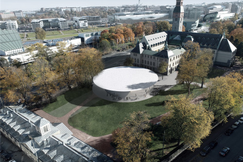 JKMM赢得芬兰国家博物馆扩建竞赛，纯白圆盘致敬阿尔托