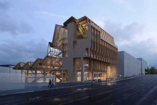 Grafton Architects赢得阿肯色大学设计与材料创新中心设计竞赛