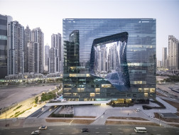 扎哈事务所新作：迪拜奥普斯大厦，融化的方块