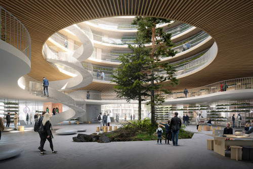 3XN赢得斯德哥尔摩一创新中心设计竞赛，以可持续性建筑为地区注入活力