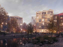 方案 | 共享的自然家园：Fælledby全木社区 / Henning Larsen