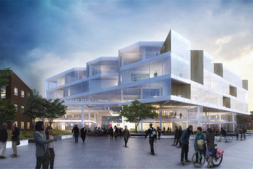 Forum Medicum大楼：旋转体量创造活跃空间 / Henning Larsen Architects​