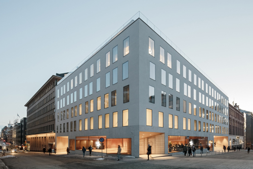 赫尔辛基大学思维角：开敞的入口创造城市空间 / JKMM
