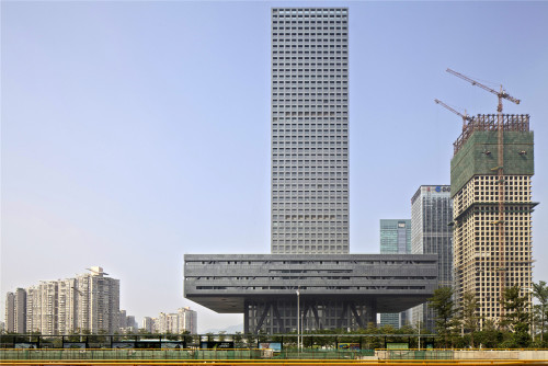深圳证券交易所新总部大楼：悬浮的基座 / OMA
