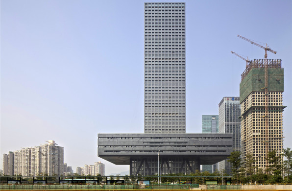 深圳证券交易所新总部大楼:悬浮的基座 / OMA
