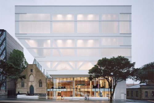 吉朗艺术中心扩建工程：以现代形式凸显既有建筑 / Hassell