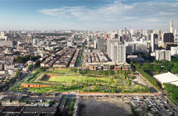 朱拉隆功百年纪念公园:降低城市生态风险 / LANDPROCESS