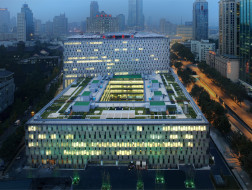 南京鼓楼医院：闹市中的“疗养”花园 / 瑞士瑞盟设计Lemanarc SA