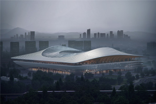 扎哈事务所最新方案：西安国际足球中心