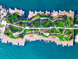 青岛涵碧楼别墅拆除后，原址新建滨海公园