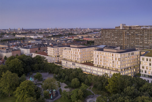 哥本哈根最大医院，Rigshospitalet新北翼扩建 / 3XN、LINK Arkitektur等