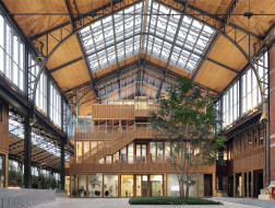 布鲁塞尔Gare Maritime货运枢纽站更新：室内“亭楼” / Neutelings Riedijk Architects