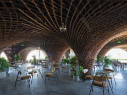 Nocenco咖啡厅：以竹为“柱”、编织成拱 / 武重义建筑事务所