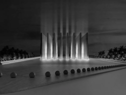 阿贾耶事务所最新方案：烈士纪念馆，向天空延伸的光柱