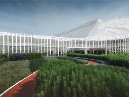 曼谷Megapark购物中心改造：涌向自然的白色波浪 / Architectkidd