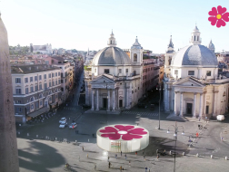 Stefano Boeri设计意大利疫苗接种站，广场上的“报春花”