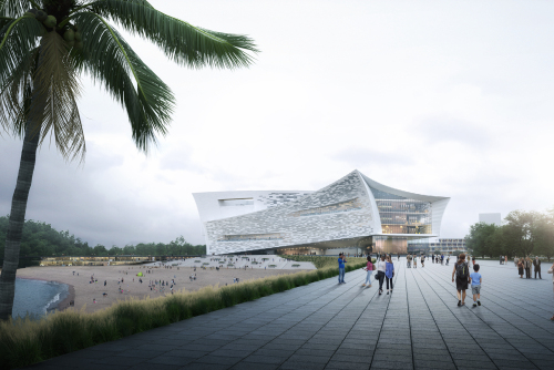 竞赛方案 | 珠海文化艺术中心：海岸上的勒杜鹃 / 中国院+珠海规划院