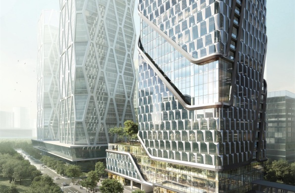 中标方案 | 三七互娱全球总部大厦 / GWP Architects