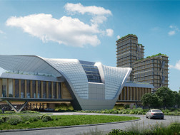 UNStudio所在联合体赢荷兰一会议中心扩建竞赛，悬臂式礼堂创建城市地标