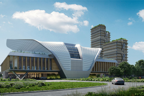 UNStudio所在联合体赢荷兰一会议中心扩建竞赛，悬臂式礼堂创建城市地标