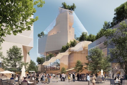 MVRDV最新方案，将一购物中心改造为“玻璃山”