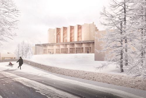 Henning Larsen最新方案：丹麦Højvangen教堂，容纳社区日常