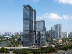 广州南沙建滔广场：堆叠攀升 / Aedas