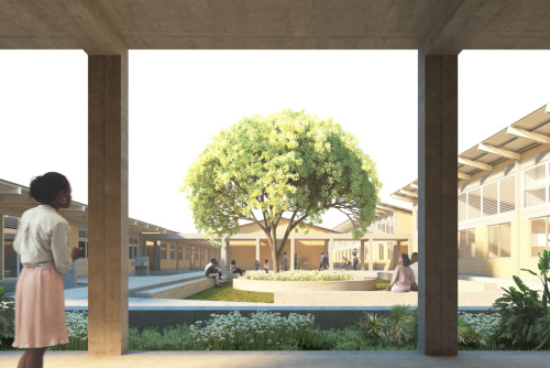 阿贾耶将为西非加纳设计101家医院，花园组团营造治愈氛围