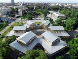 SANAA最新方案：莫斯科车库当代艺术博物馆扩建，重建六角形新古典主义建筑