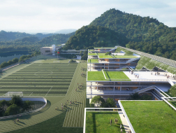 中标方案 山水舞台：深圳市第二十八高级中学 | 对角线建筑设计 & 申都设计集团