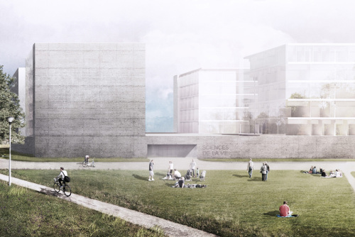 方案 | 洛桑大学新实验楼：虚与实的有力交接 / Alberto Campo Baeza+Juan José Castellón