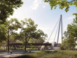 格雷姆肖事务所联合团队，赢得法国图卢兹一人行桥设计竞赛
