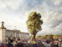 Heatherwick为英国女王白金禧年庆典，打造“百林之树”