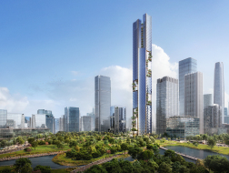 竞赛第一名方案 | 350米，南京江北新金融中心二期最高项目：Nexus / 奥雷舍人事务所