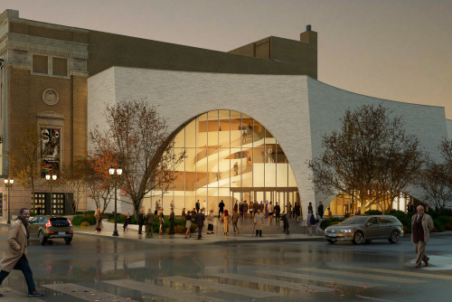 Snøhetta公布最新方案，为鲍威尔音乐厅打造新入口空间