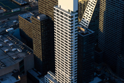 西扎美国首作，611 West 56th Street大厦于近日完工