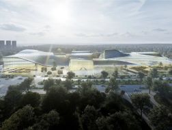 在建方案 | 中法武汉生态示范城文体活动中心 / 时境建筑+前海源点景观室内设计
