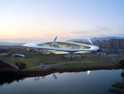 MAD新作“消失的体育场”建成，全球最大覆土建筑群初露峥嵘