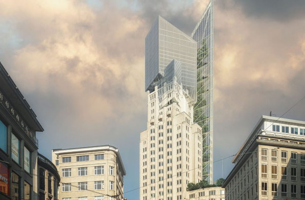 李布斯金改造安特卫普地标建筑,在屋顶加建巨大玻璃“皇冠”