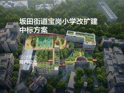 坂田街道宝岗小学改扩建 | 局内设计