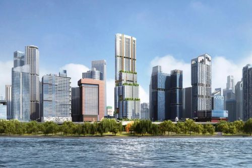 SOM最新方案：以竹林为灵感，打造新加坡最高摩天大楼