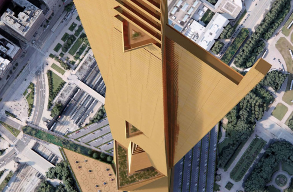 赖特摩天大楼构想若真实建造,会是什么样?