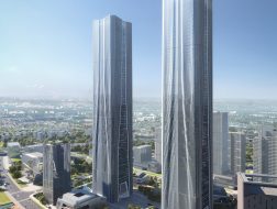 在建方案 | 上海张江“科学之门”双子塔 / Gensler