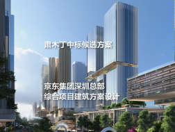 中标候选方案：京东集团深圳总部综合项目建筑方案设计 | 肃木丁